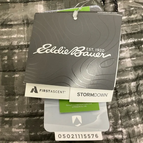 Eddie Bauer First Ascent Women’s Small Goose Down Green Puffer Down Jacket - Picture 10 of 14